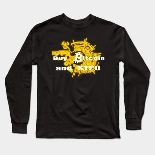 Buy Bitcoin and STFU Orange Long Sleeve T-Shirt